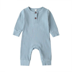 Cotton Long Sleeve Infant Romper