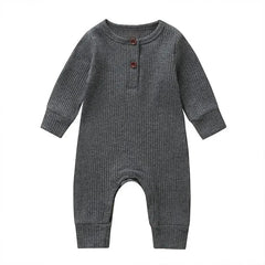 Cotton Long Sleeve Infant Romper
